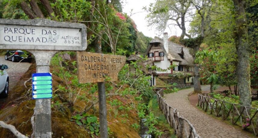 Queimadas Natural Park Summer attractions on Madeira Island